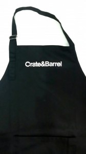 Corpoate Gift Singapore Embroidered Apron - Crate Barrel