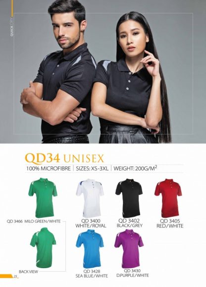 TPG Quick Dry Unisex QD34 (Catalogue)