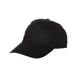 TPG 5P Cotton Twill Cap CP05 (Black)