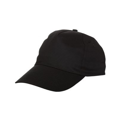 TPG 5P Cotton Twill Cap CP05 (Black)
