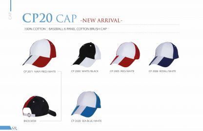 TPG 6P Cotton Cap CP20 (Catalogue)