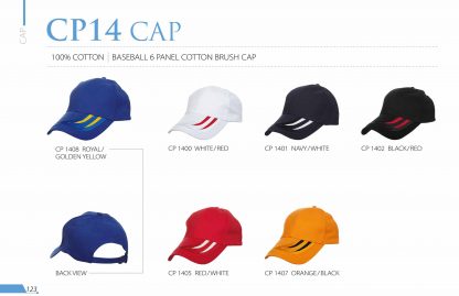 TPG 6P Cotton Cap CP14 (Catalogue)