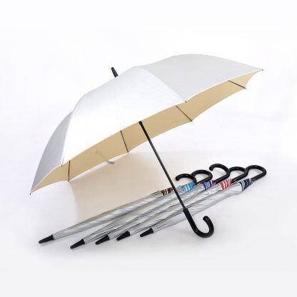 TPG 27" UV-Colour Black Handle Umbrella
